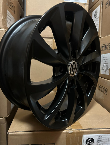 Rines 14 Vw Gol Saveiro Pointer Jetta A3 4/100 Satin Black