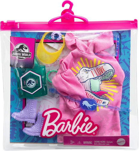 Imagem 1 de 4 de Barbie Fashion Pack 2022 Jurassic World Roxy Moleton Bota