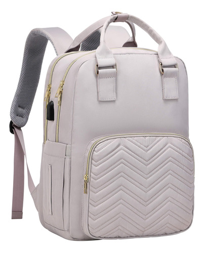 Dwqoo Mochila De Viaje Para Mujer, Purpura, Elegante Mochila