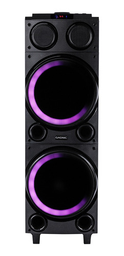 Imagen 4 de 8 de Parlante Bluetooth Gadnic Torre Xbs31 10 Karaoke 8000w Mp3 Usb Microfono Luces Led Xtreme Power Bass