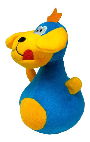 Brinquedo Pet Pelúcia Para Cães Cachorro C/ Apito Cor Azul-celeste Desenho Pelúcia Pet