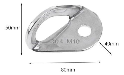 Colgador De Clavos De Punto De Anclaje De Escalada De 10