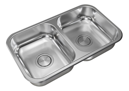 Pileta Bacha Doble Cocina Johnson C28/18 60x34x18 Profunda