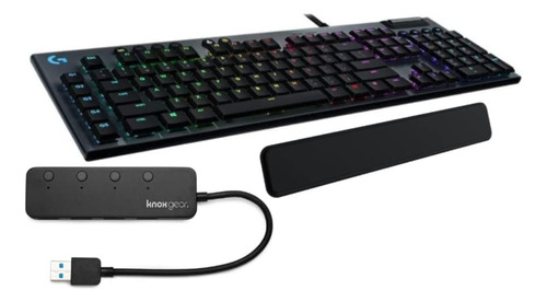 Paquete Teclado Mecánico Juegos Logitech G G815 Lightsync Y