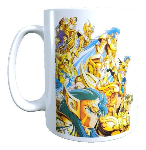 Taza - Tazón Diseño Caballeros Del Zodiaco 320 Cc 