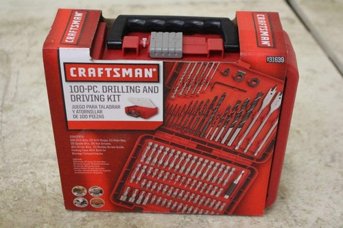 Kit De Perforación Y Conducción Craftsman 100 Piezas