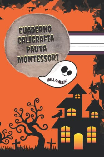 Cuaderno Caligrafia Pauta Montessori Halloween: Halloween Tr