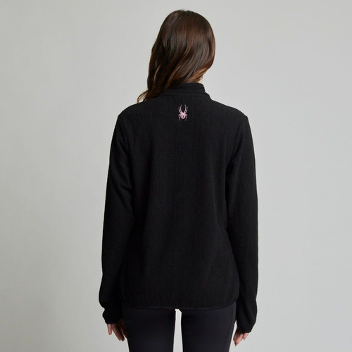 Polerón Polar Outdoor Mujer Spyder Fleece Full Zip Negro