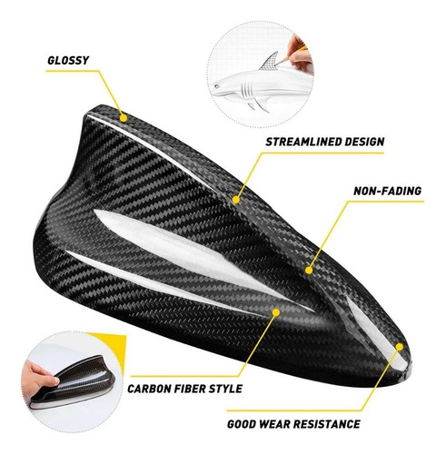 GLG Compatible Cubierta Antena Aleta Tiburón For Bmw Tipo