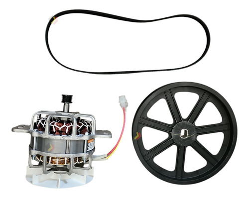 Kit Motor Polea Banda Whirlpool Original W91001005