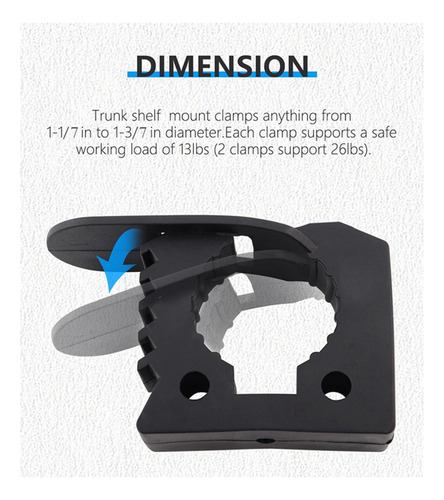 - Soporte De Pala V8jack Handle Keeper, Soporte De Goma