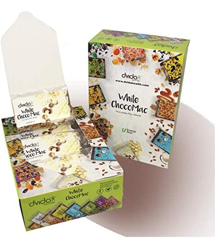 D'vida White Choco Mac Todo Natural, Sin Gluten, Ingredient