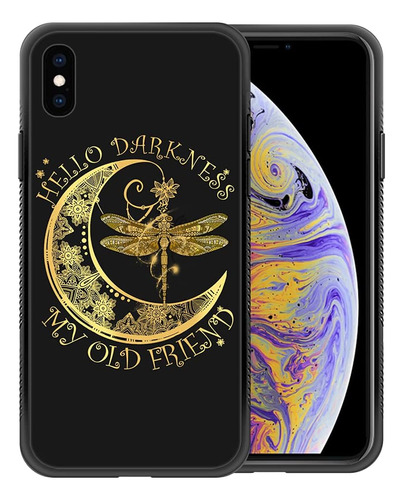 Funda Zhegailian Para iPhone XS Max-luna Libélula