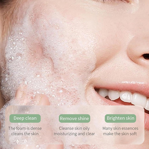 - Jabón Facial De Aloe Vera, Limpiador Facial Suave Para