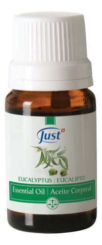Aceite Esencial Puro De Eucalipto 10 Ml Just® Apto Difusor