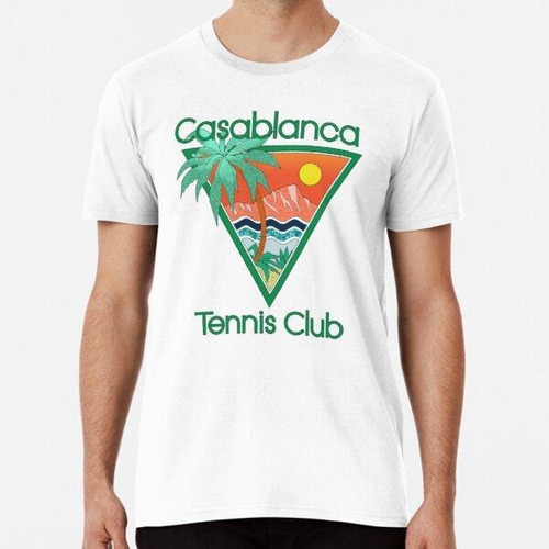 Remera Club De Tenis Casablanca Algodon Premium