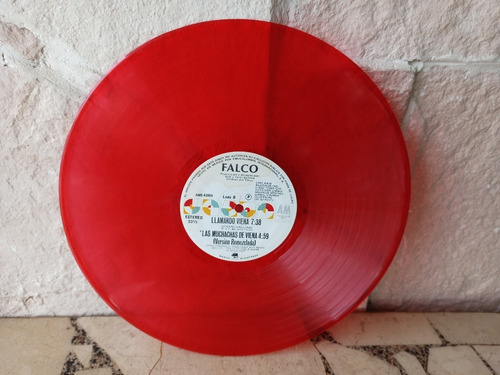 Falco Rock Me Amadeus Single Rojo Vinilo Acetato Lp