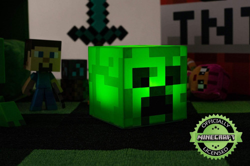 Minecraft Creeper Led Leach Limper Lamper Del Ampleza Ligtor