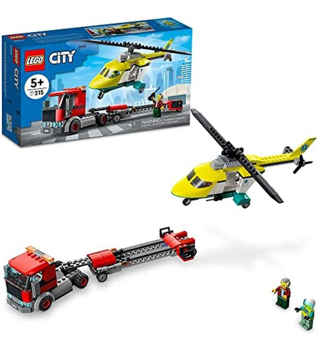   City Great Vehicles 60343 Camión Y Helicóptero De Resca