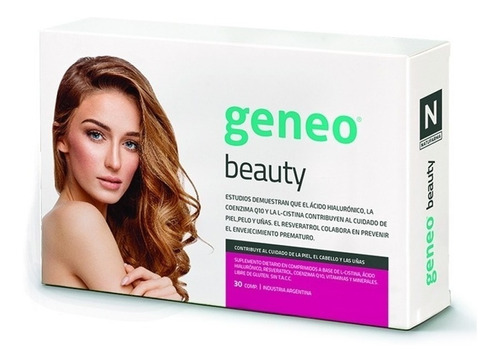 Geneo Beauty 30 Comp. Natufarma Ác. Hialuronico Coenzima Q10