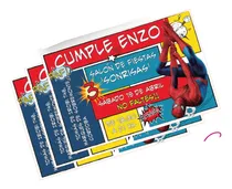 Comprar Kit Imprimible Spiderman Bolsita Invitación Candy Bar
