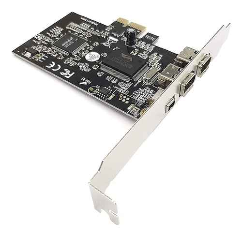 Yotocap 3 Puertos Pci-e Tarjeta Firewire Ieee 1394a X 2  Mi