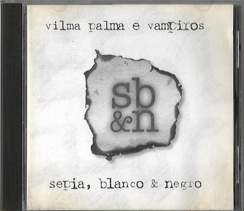 Vilma Palma E Vampiros Cd Sepia, Blanco & Negro Cd Original