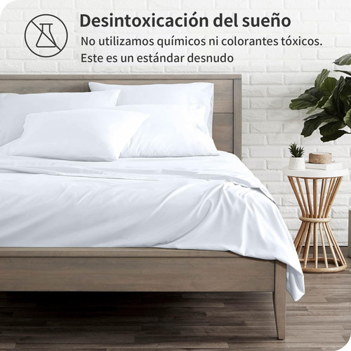 Ultra Suave Sabanas Matrimoniales Para Hotel Color Blanco