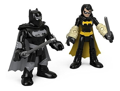 Imaginext  Dc Super Amigos Negro Bate Y Ninja Cifras De Acci