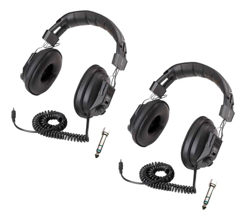 Califone 3068av Audífono Conmutable, Negro, Diadema Acolcha