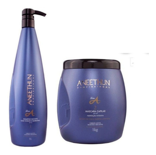Aneethun Hidratação Profissional Shampoo E Mascara Kit