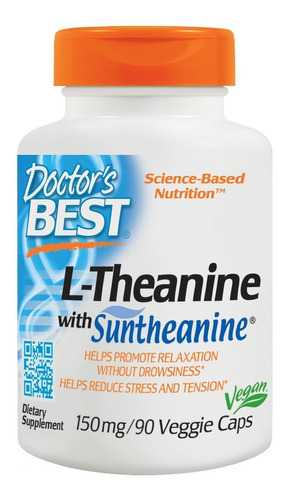 Doctor's Best Suntheanine L-theanine, Non-gmo, Gluten Free,