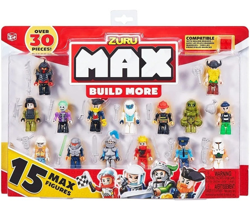 Max Build More Set 15 Mini Figuras 8344 Zuru