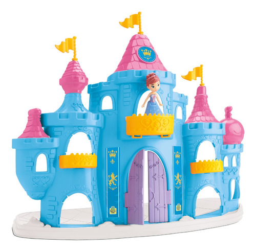 Castelo Casinha De Boneca Com Móveis Princesa Snow Neve