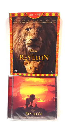 Imagen 1 de 1 de Disney El Rey Leon Bluray + Dvd + Cd Soundtrack Nuevo