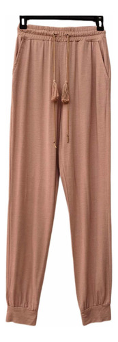 Pantalón Jogger Con Cadena Talla S Moda Italiana