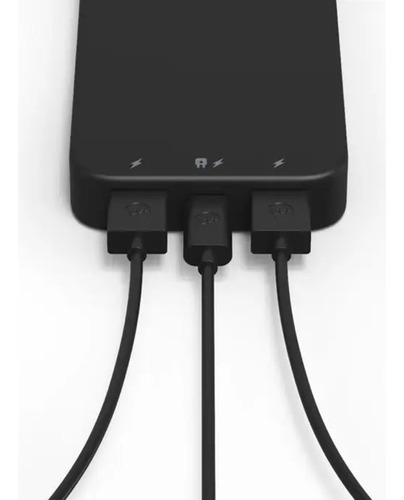 Batería Portátil De 10,000mah Mophie 1 Usb-c Pd Y 2 Usb-a Color Negro