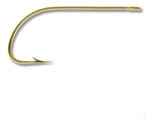 Anzuelo Mustad Crystal 277e-gl #4 Ojal Ideal Pejerrey