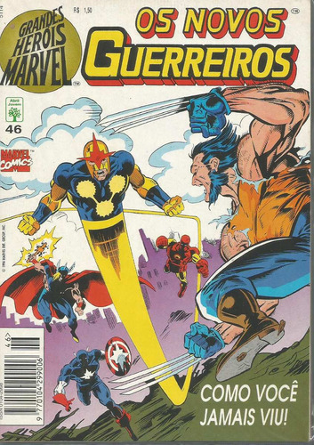 Ghm Grandes Herois Marvel 46 - Abril - Bonellihq Cx42 E19
