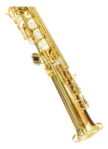 Saxofon Soprano Laqueado Dorado Recto Bnsx006