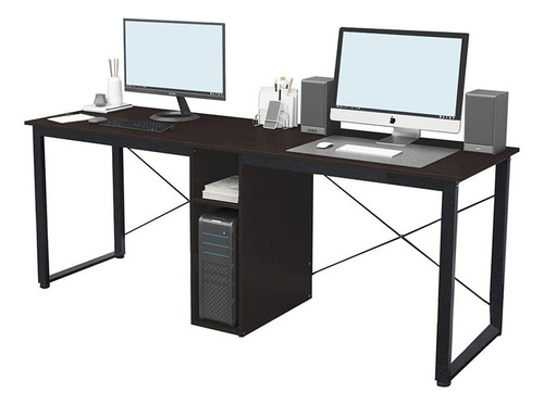 Escritorio De Computadora Moderno Y Sencillo Con Mesa Doble