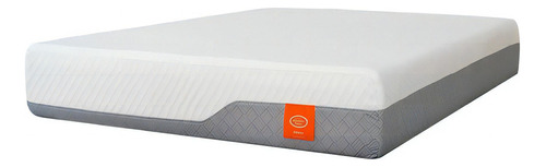 Colchón Sencillo de espuma Romance Relax  Ultra Confort Clásica blanco - 120cm x 190cm x 28cm con doble pillow top