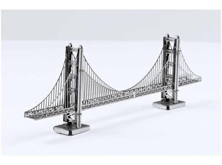 Modelo Puente Golden Gate Metal 3d Corte Laser 