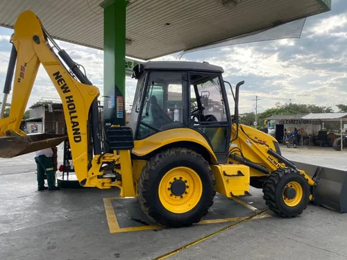 Retro Excavadora New Holland B95b Pajarita