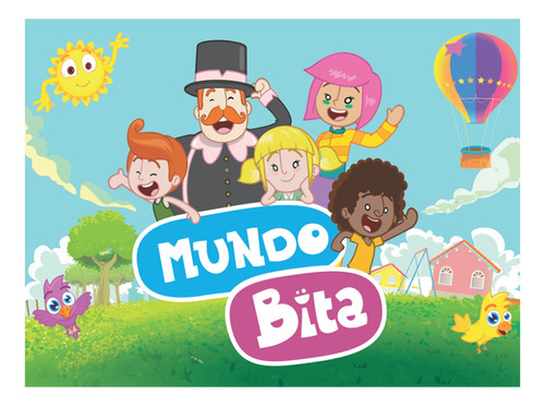 Painel Decorativo Grande Tecido Tnt - Festa Mundo Bita