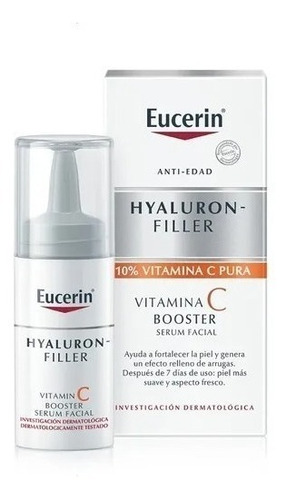 Sérum Vitamin C Booster Eucerin Hyaluron-Filler día/noche para todo tipo de piel de 8mL