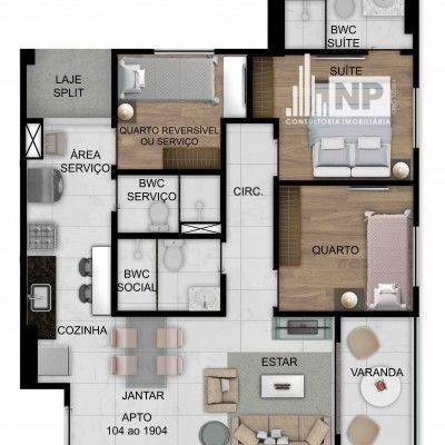 Imagem 11 de 12 de Apartamento Padrão À Venda Em Recife/pe - Gb14