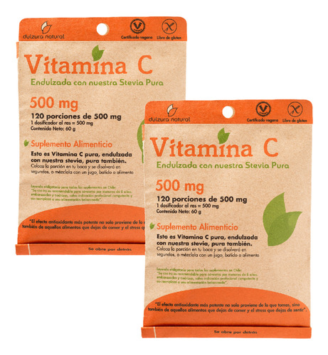 Vitamina C - 60gr Pack 2un. Origen