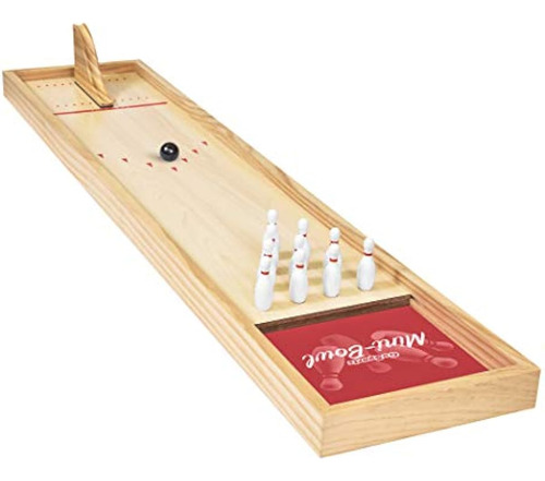 Gosports Mini Juego De Bolos De Mesa De Madera