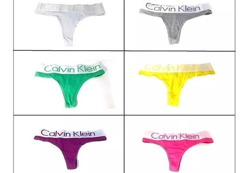 Pantys, Semi-hilo, Cacheteros Calvin Klein, Damas, Algodón